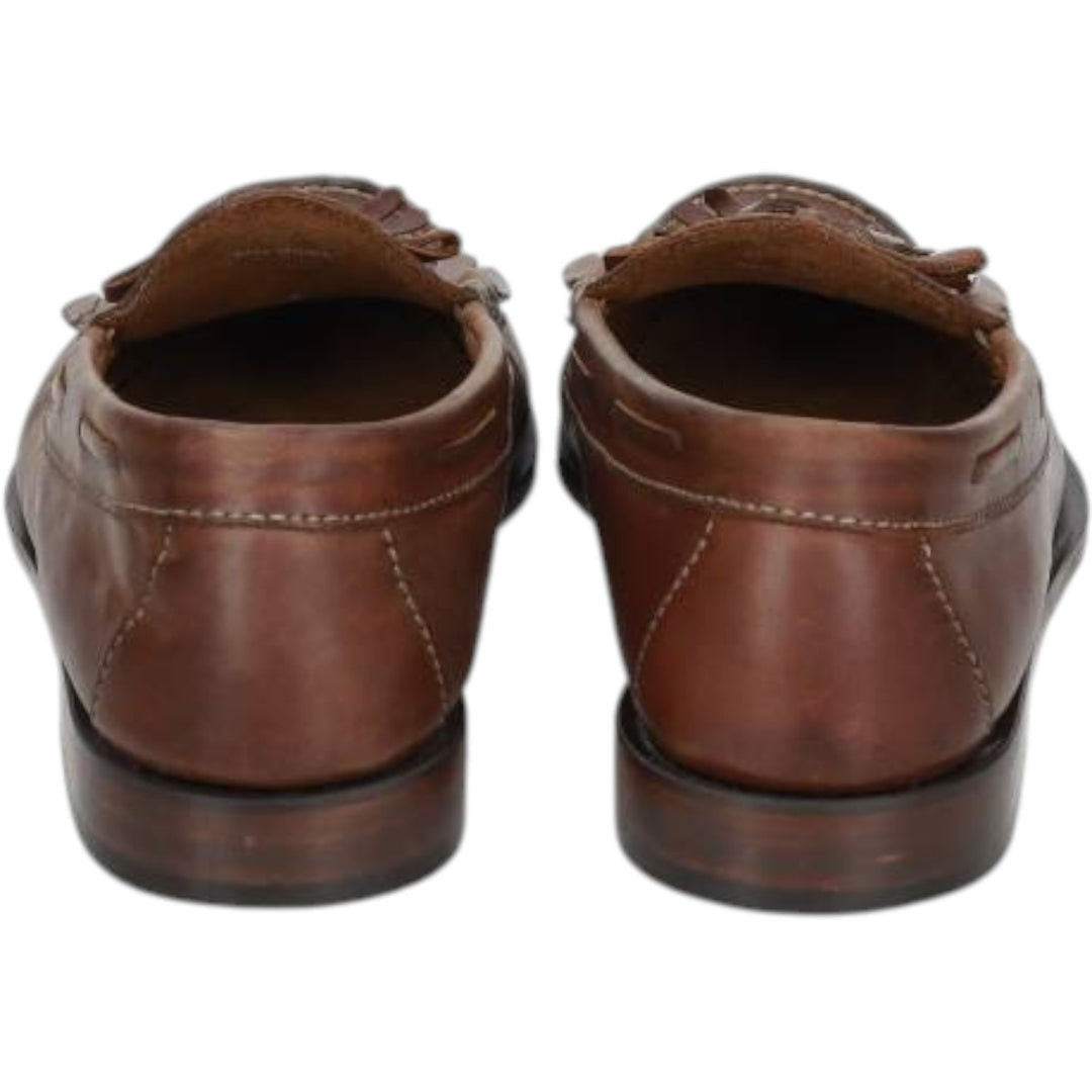 Cole Haan quilted tassel loafers, men's size 10.8" (approx.) /saa016055 Men's 27.5cm unclear brown type Vintage Second Hand