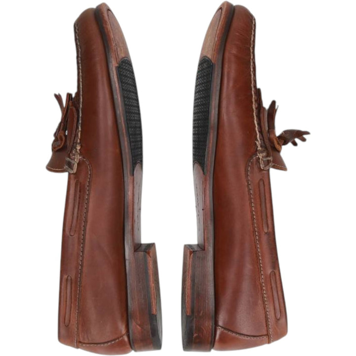 Cole Haan quilted tassel loafers, men's size 10.8" (approx.) /saa016055 Men's 27.5cm unclear brown type Vintage Second Hand