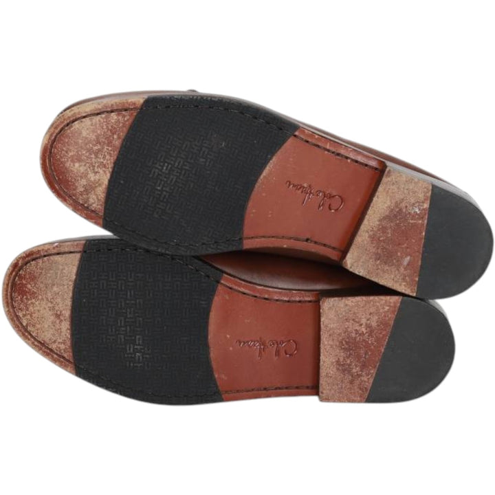 Cole Haan quilted tassel loafers, men's size 10.8" (approx.) /saa016055 Men's 27.5cm unclear brown type Vintage Second Hand
