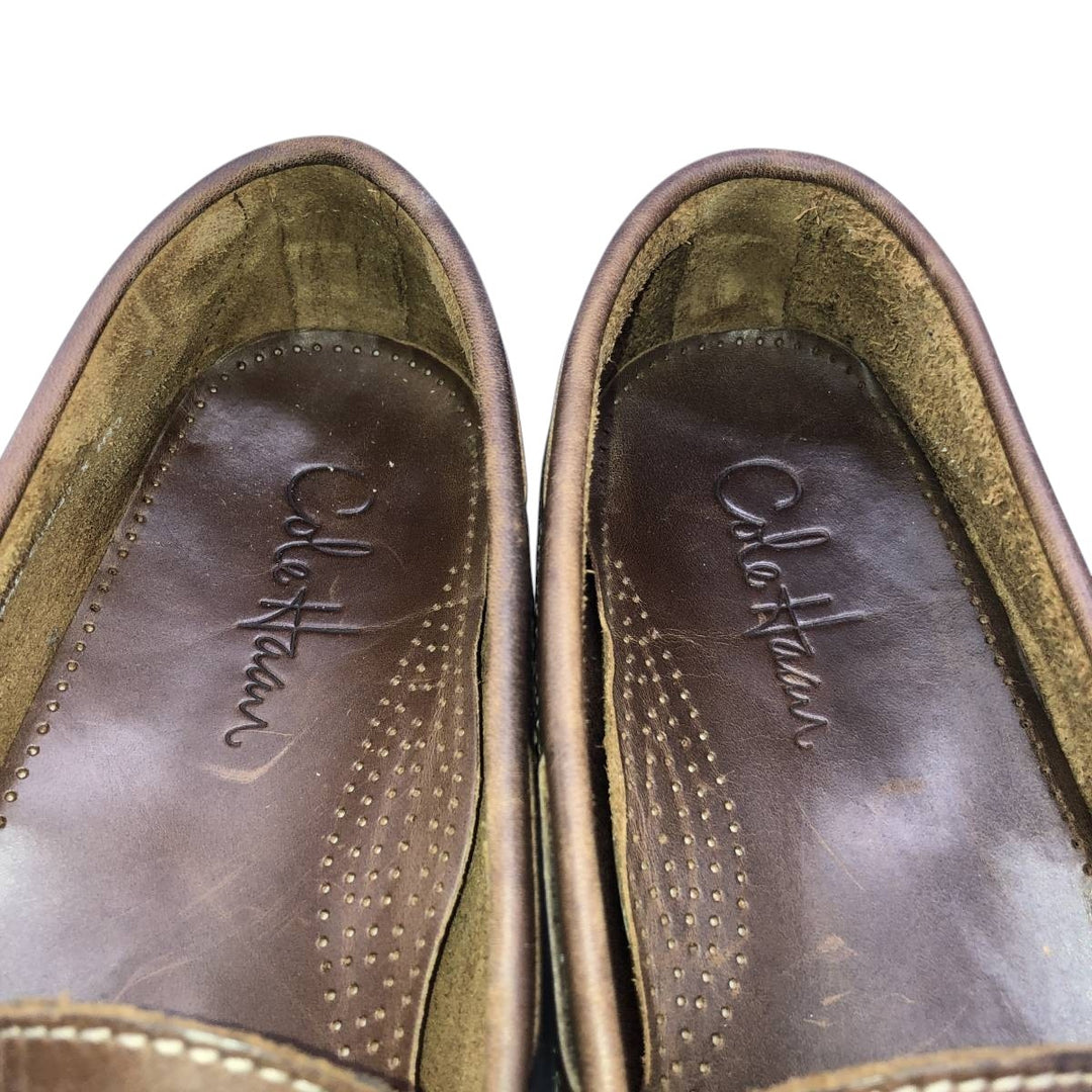 Cole Haan quilted tassel loafers, men's size 10.8" (approx.) /saa016055 Men's 27.5cm unclear brown type Vintage Second Hand