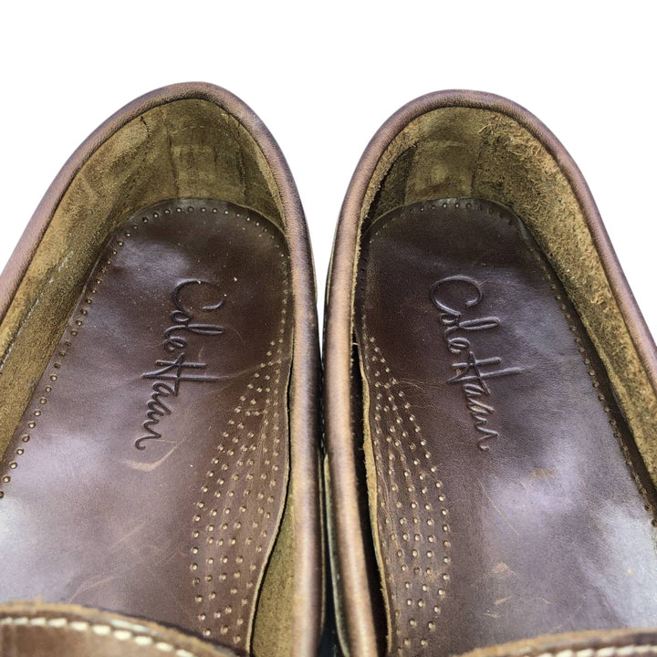 Cole Haan quilted tassel loafers, men's size 10.8" (approx.) /saa016055 Men's 27.5cm unclear brown type Vintage Second Hand