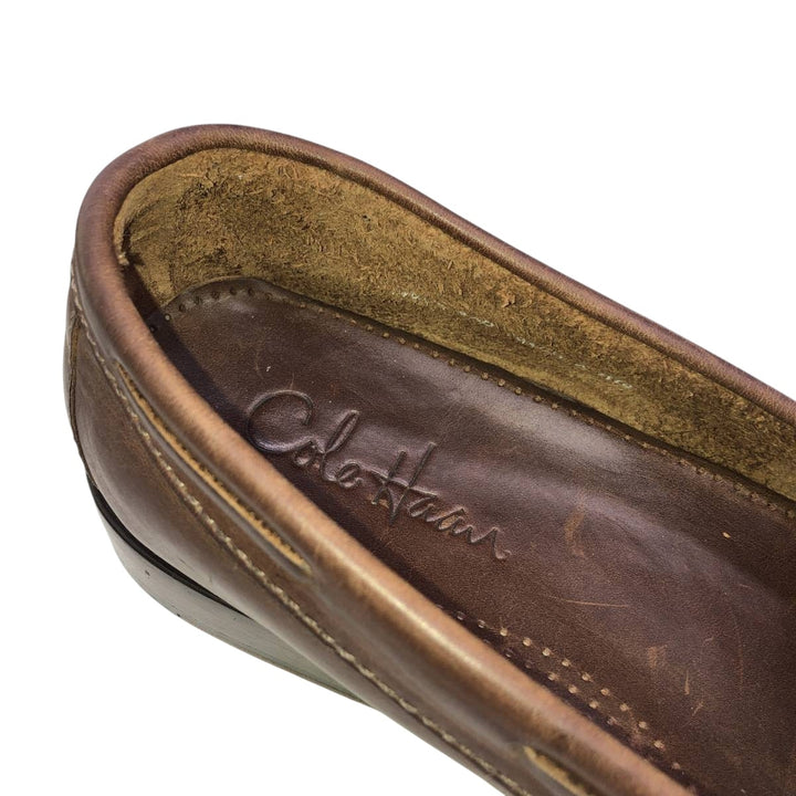 Cole Haan quilted tassel loafers, men's size 10.8" (approx.) /saa016055 Men's 27.5cm unclear brown type Vintage Second Hand