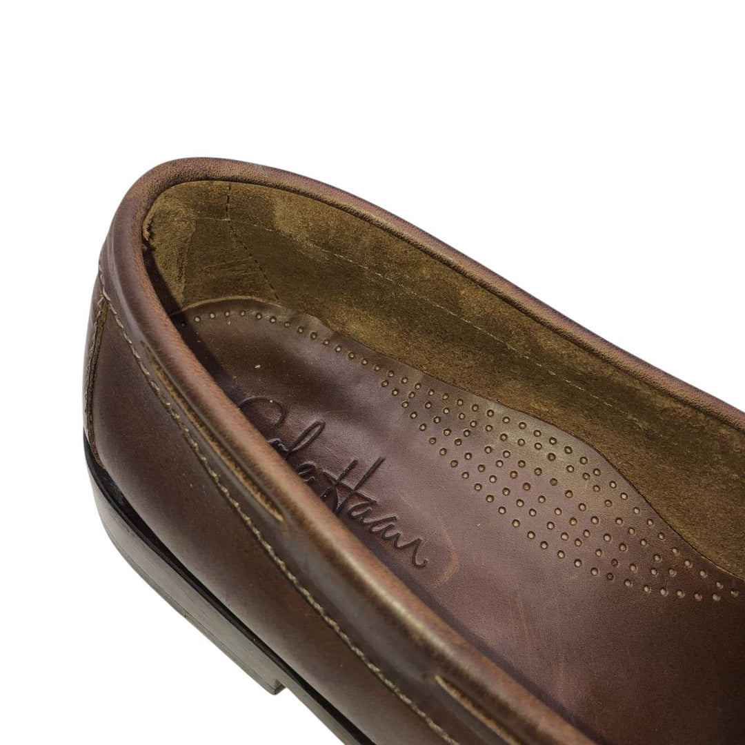 Cole Haan quilted tassel loafers, men's size 10.8" (approx.) /saa016055 Men's 27.5cm unclear brown type Vintage Second Hand