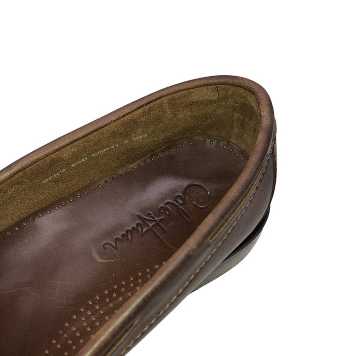 Cole Haan quilted tassel loafers, men's size 10.8" (approx.) /saa016055 Men's 27.5cm unclear brown type Vintage Second Hand