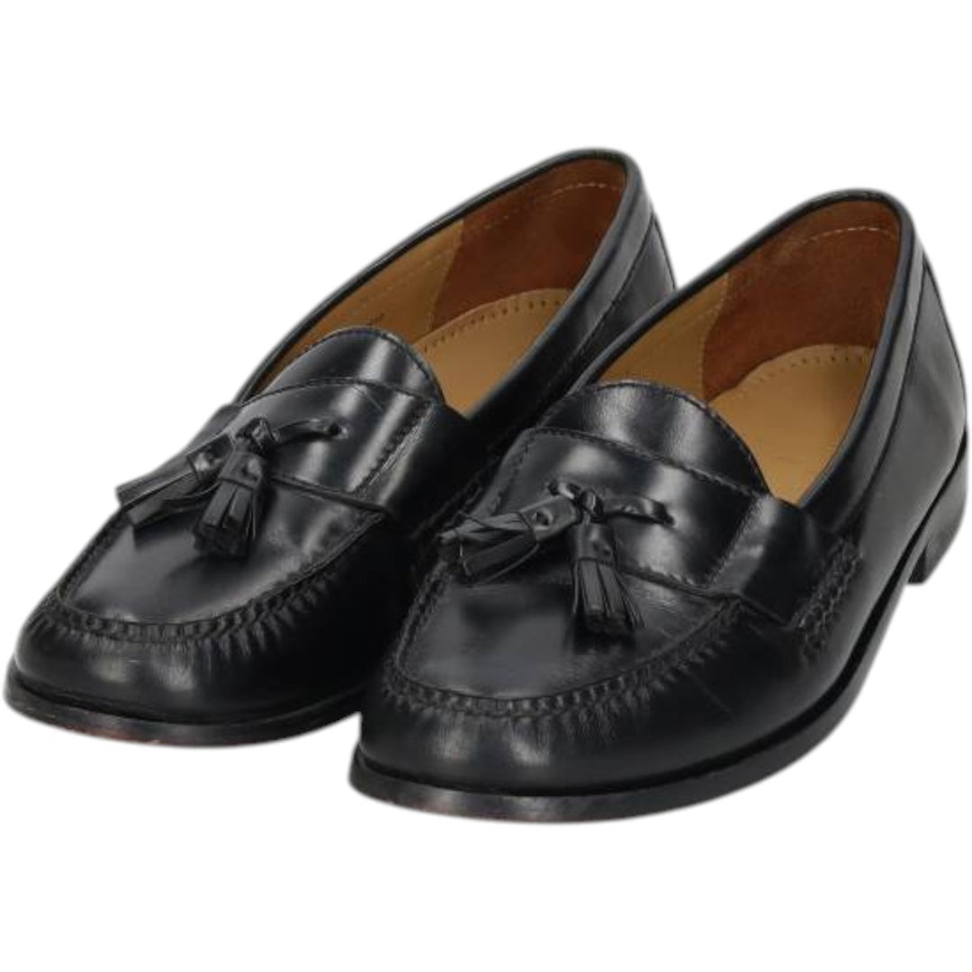 Cole Haan tassel loafers Men's 27.5cm unclear black type Vintage Second Hand
