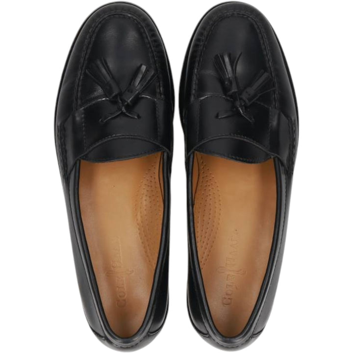 Cole Haan tassel loafers Men's 27.5cm unclear black type Vintage Second Hand
