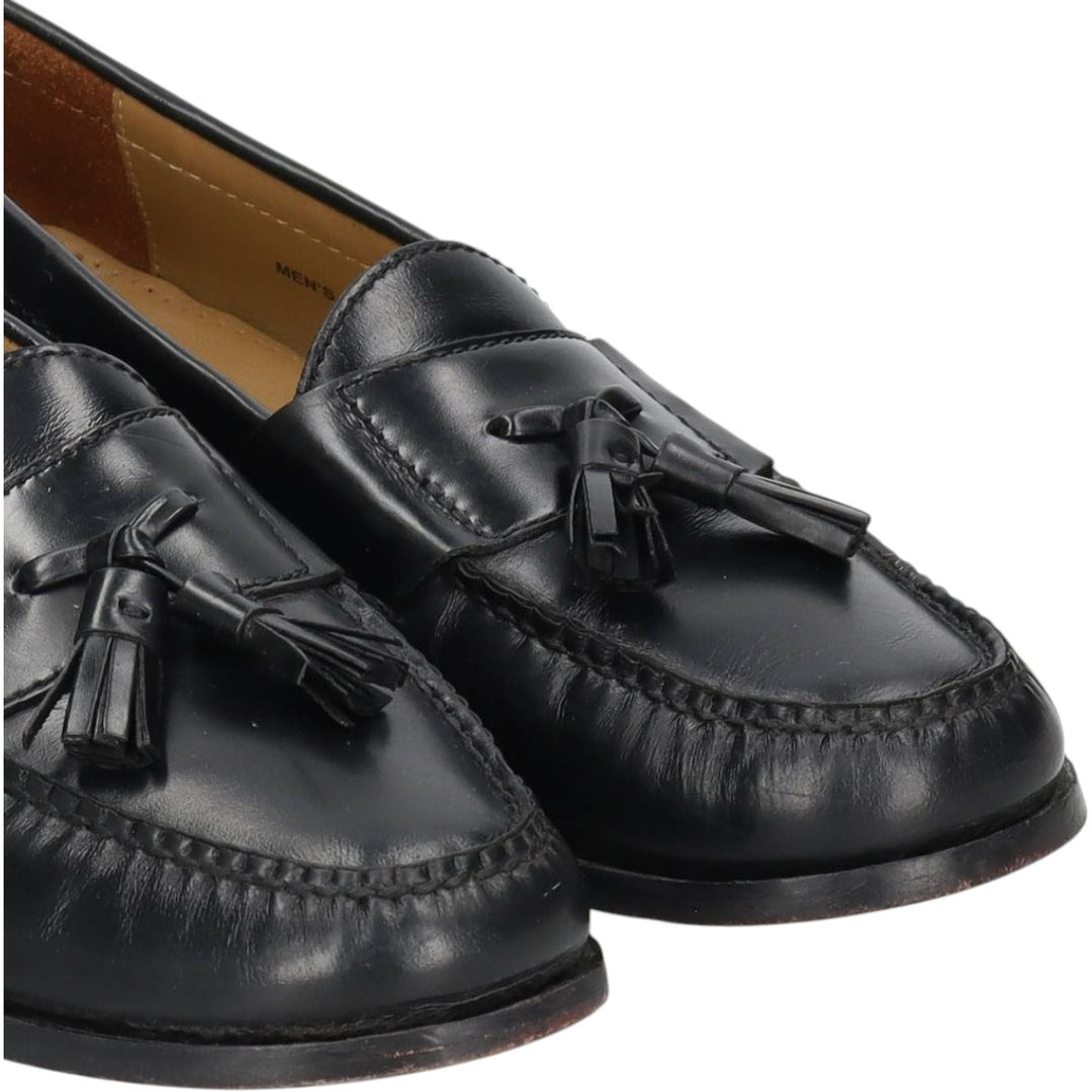 Cole Haan tassel loafers Men's 27.5cm unclear black type Vintage Second Hand