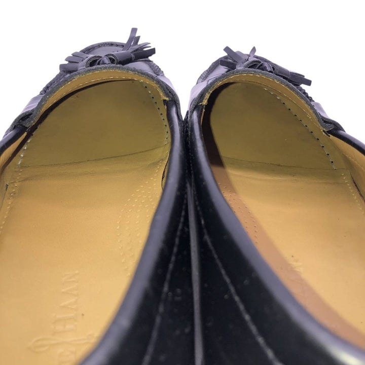 Cole Haan tassel loafers Men's 27.5cm unclear black type Vintage Second Hand