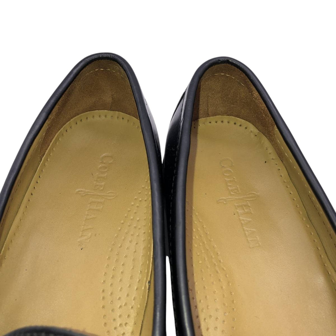 Cole Haan tassel loafers Men's 27.5cm unclear black type Vintage Second Hand