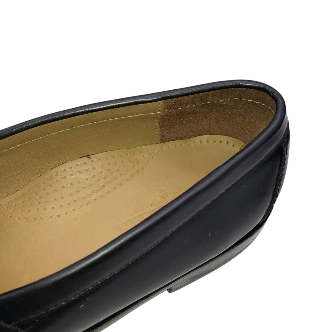 Cole Haan tassel loafers Men's 27.5cm unclear black type Vintage Second Hand