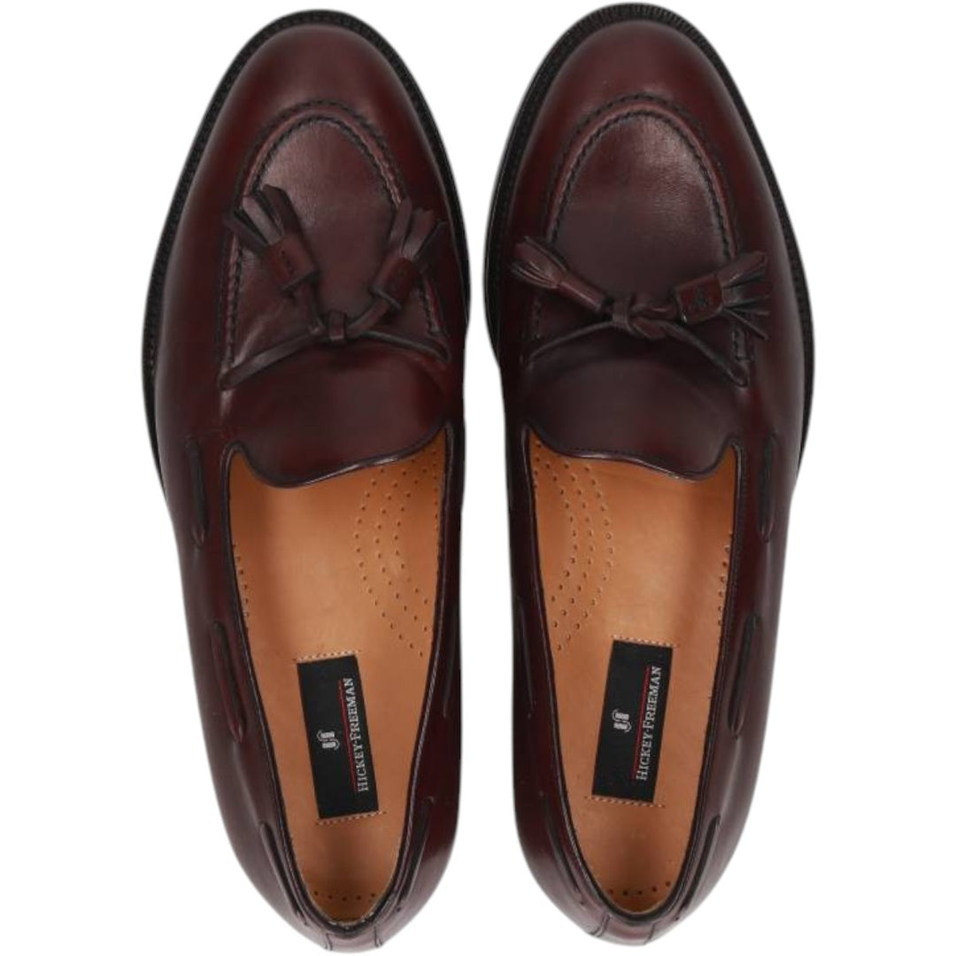 Hickey Freeman Tassel Loafers, Size 9 1/2 D Men's 27.5cm unclear brown type Vintage Second Hand