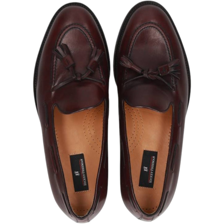 Hickey Freeman Tassel Loafers, Size 9 1/2 D Men's 27.5cm unclear brown type Vintage Second Hand