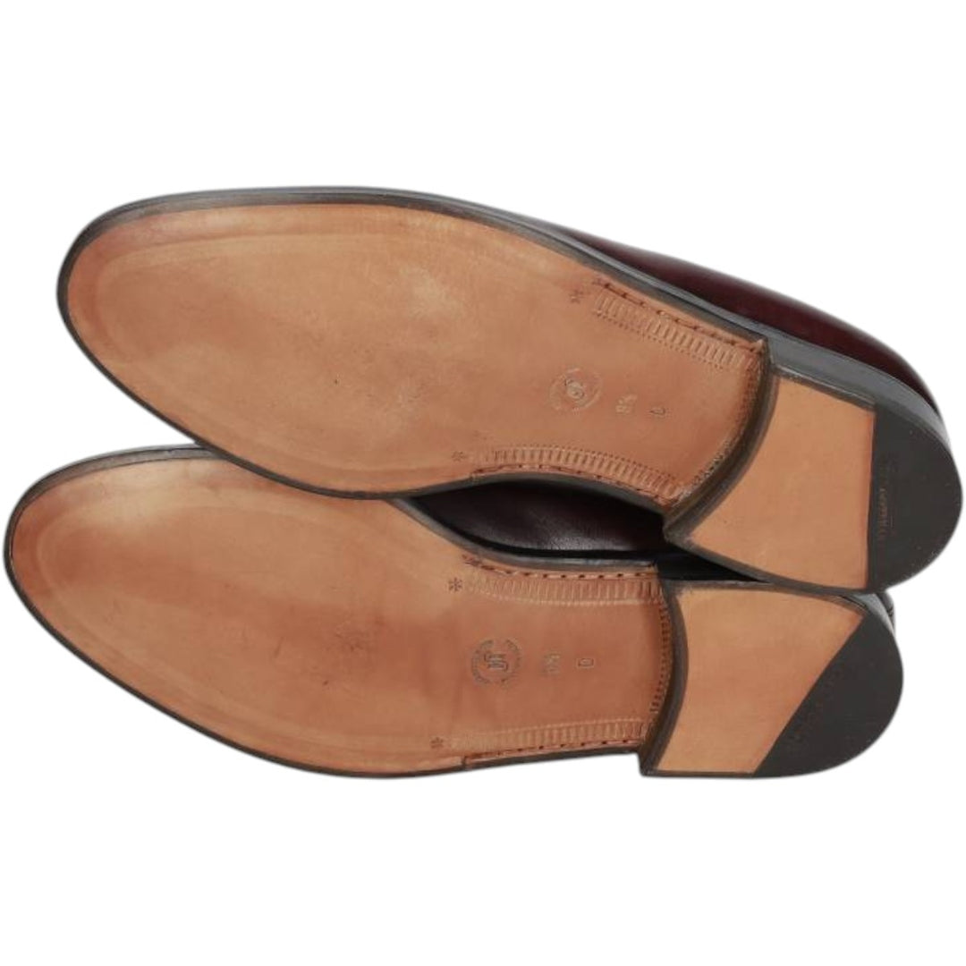 Hickey Freeman Tassel Loafers, Size 9 1/2 D Men's 27.5cm unclear brown type Vintage Second Hand