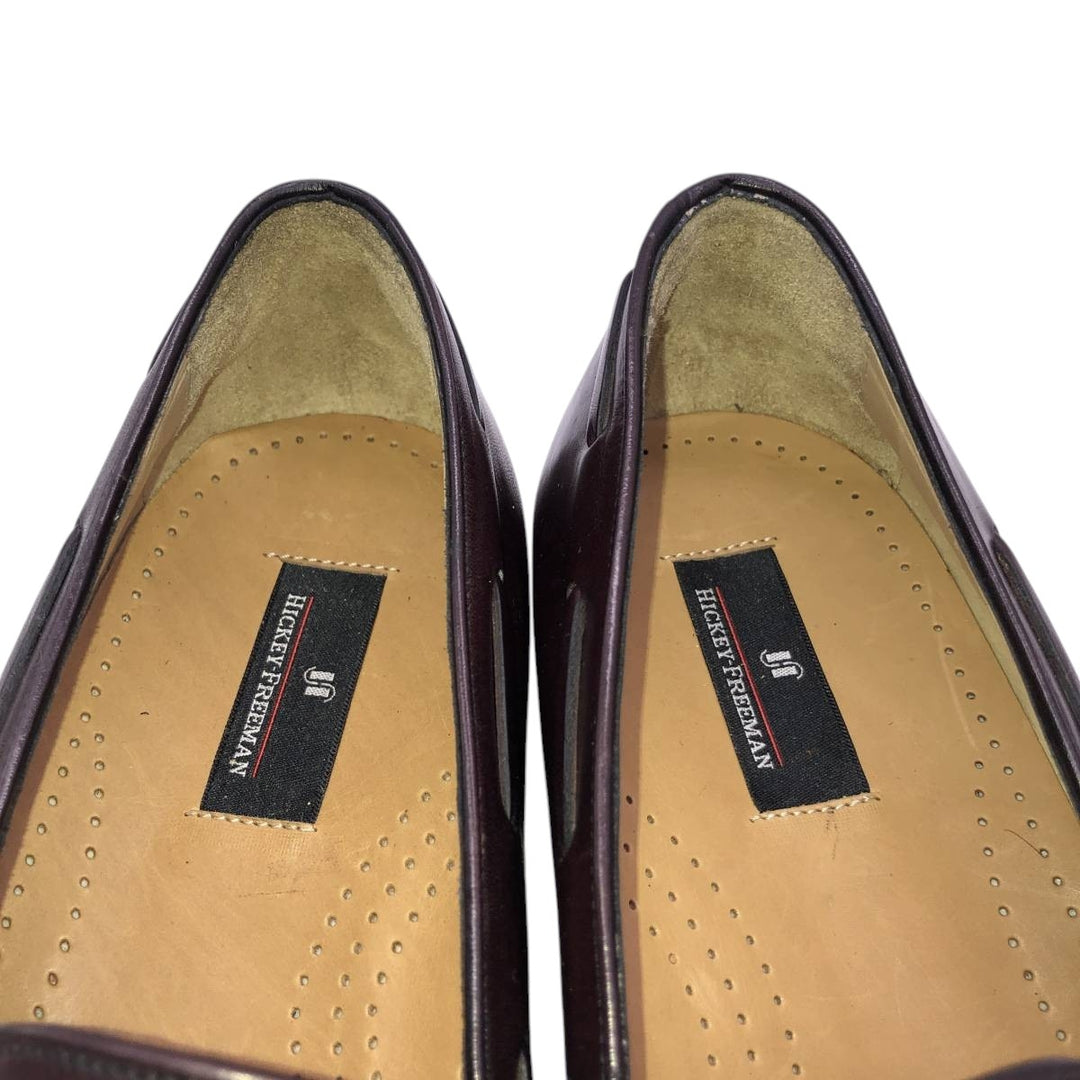 Hickey Freeman Tassel Loafers, Size 9 1/2 D Men's 27.5cm unclear brown type Vintage Second Hand