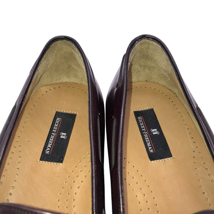 Hickey Freeman Tassel Loafers, Size 9 1/2 D Men's 27.5cm unclear brown type Vintage Second Hand