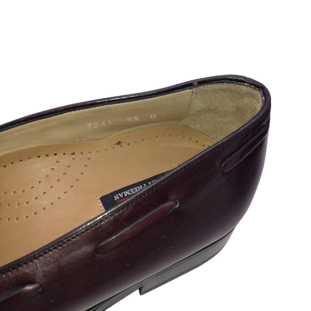 Hickey Freeman Tassel Loafers, Size 9 1/2 D Men's 27.5cm unclear brown type Vintage Second Hand