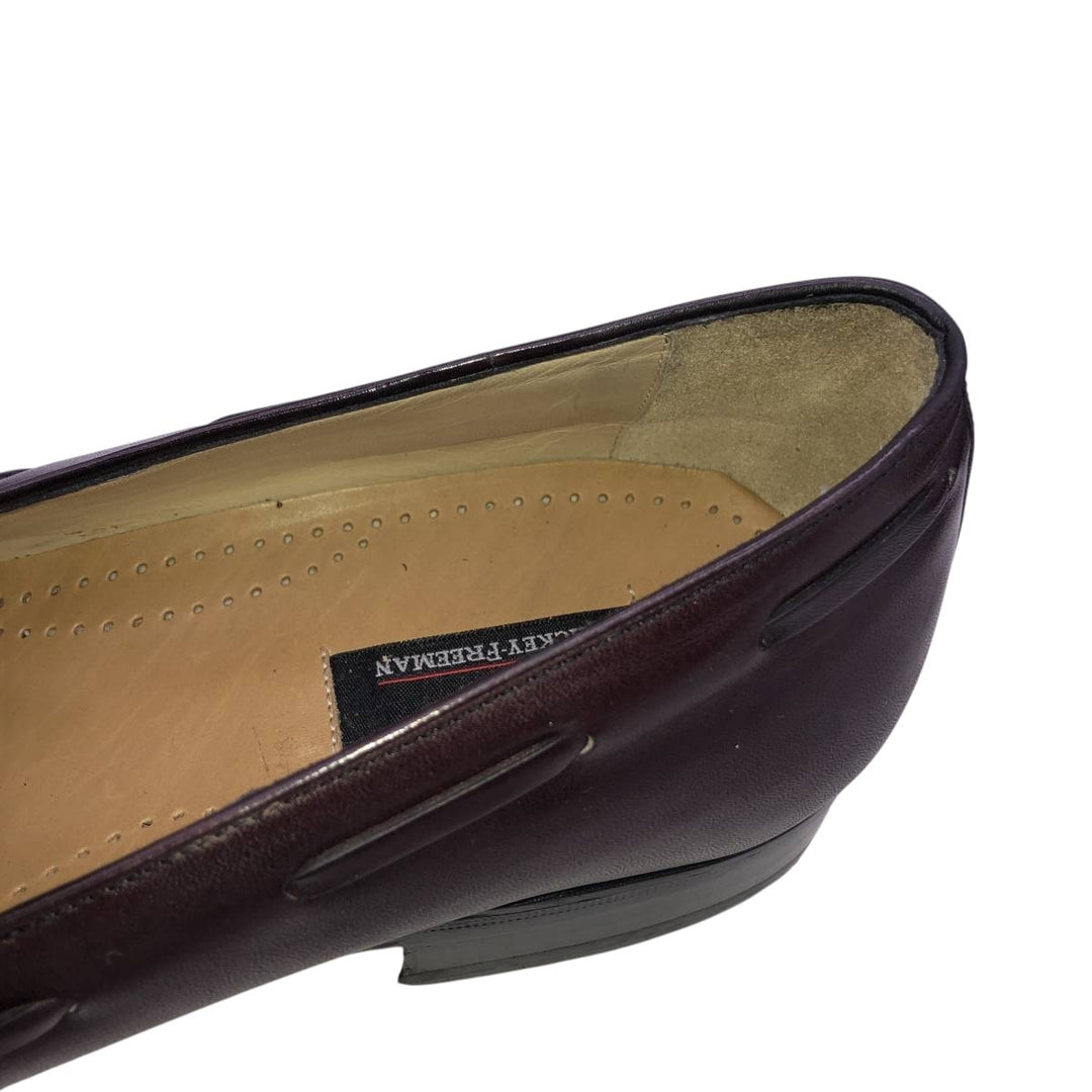 Hickey Freeman Tassel Loafers, Size 9 1/2 D Men's 27.5cm unclear brown type Vintage Second Hand