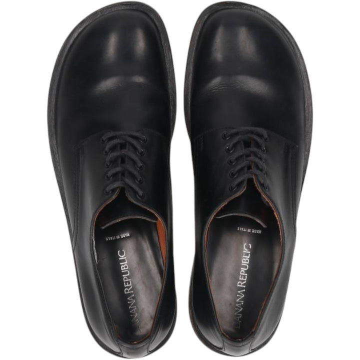 Banana Republic plain toe shoes, made in Italy. Men's 25.5cm unclear black type Vintage Second Hand