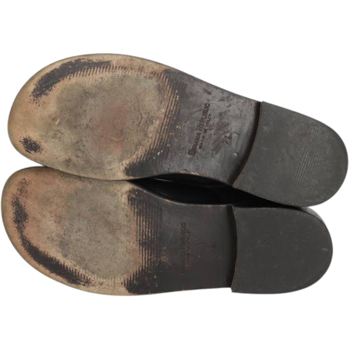 Banana Republic plain toe shoes, made in Italy. Men's 25.5cm unclear black type Vintage Second Hand