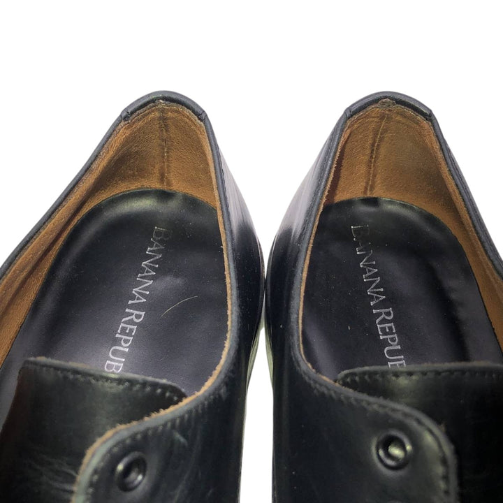 Banana Republic plain toe shoes, made in Italy. Men's 25.5cm unclear black type Vintage Second Hand