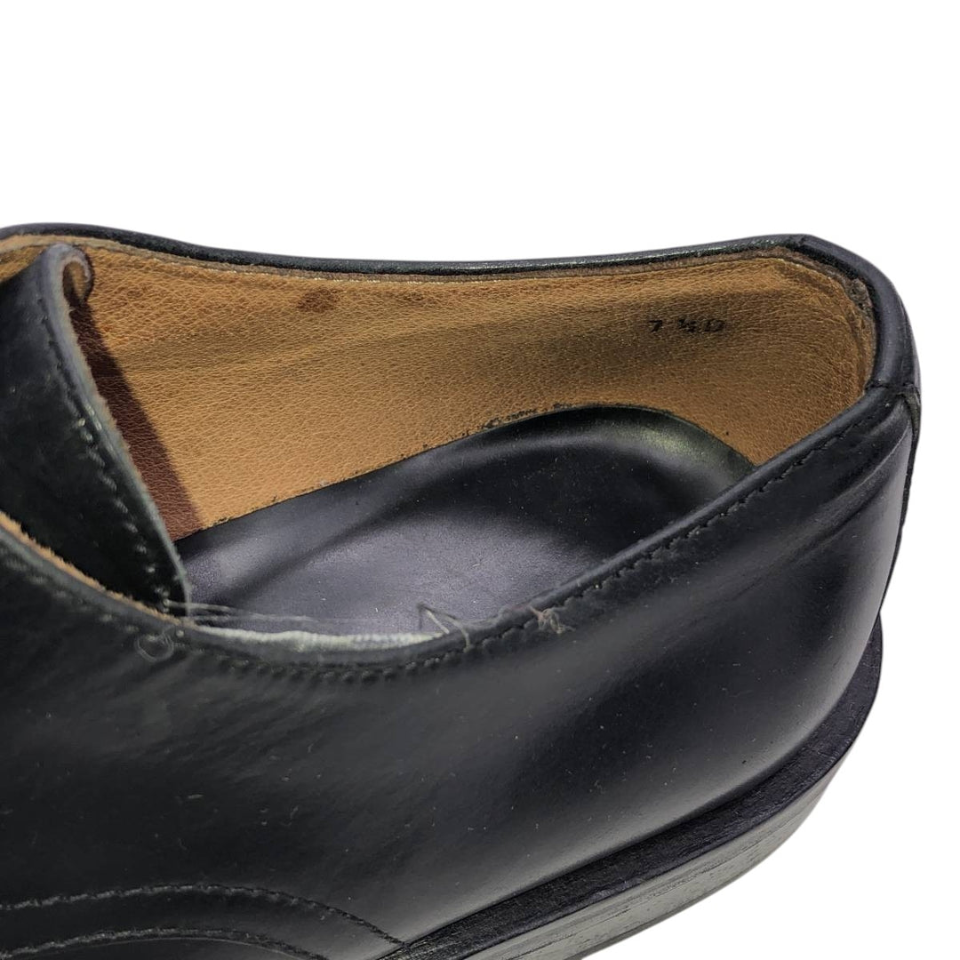 Banana Republic plain toe shoes, made in Italy. Men's 25.5cm unclear black type Vintage Second Hand