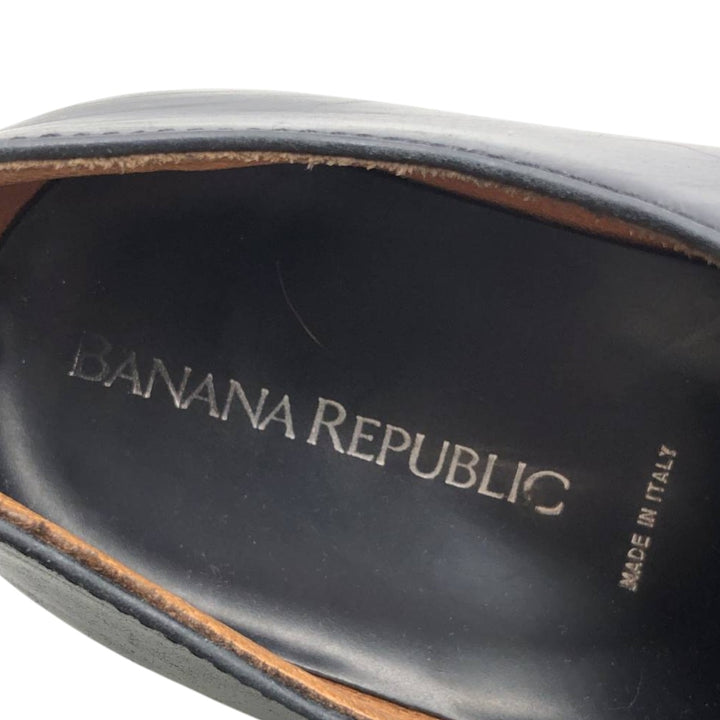 Banana Republic plain toe shoes, made in Italy. Men's 25.5cm unclear black type Vintage Second Hand