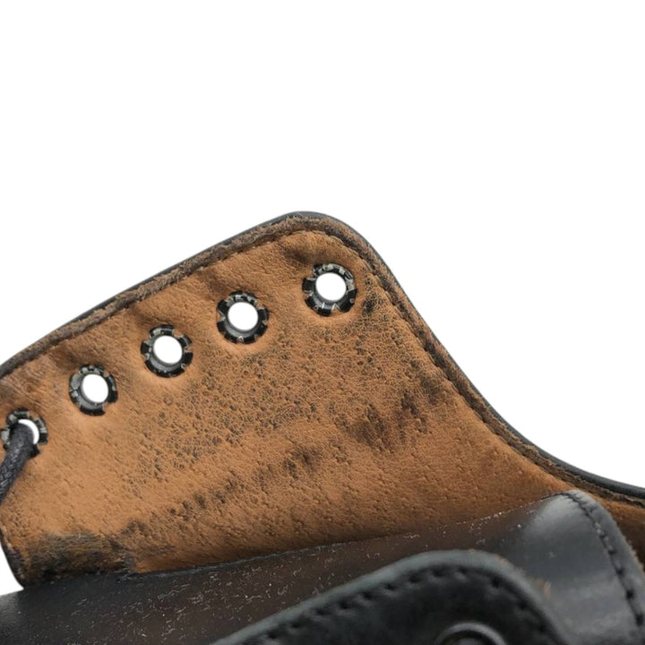 Banana Republic plain toe shoes, made in Italy. Men's 25.5cm unclear black type Vintage Second Hand