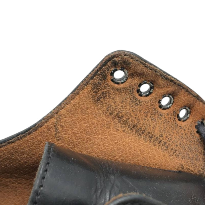 Banana Republic plain toe shoes, made in Italy. Men's 25.5cm unclear black type Vintage Second Hand