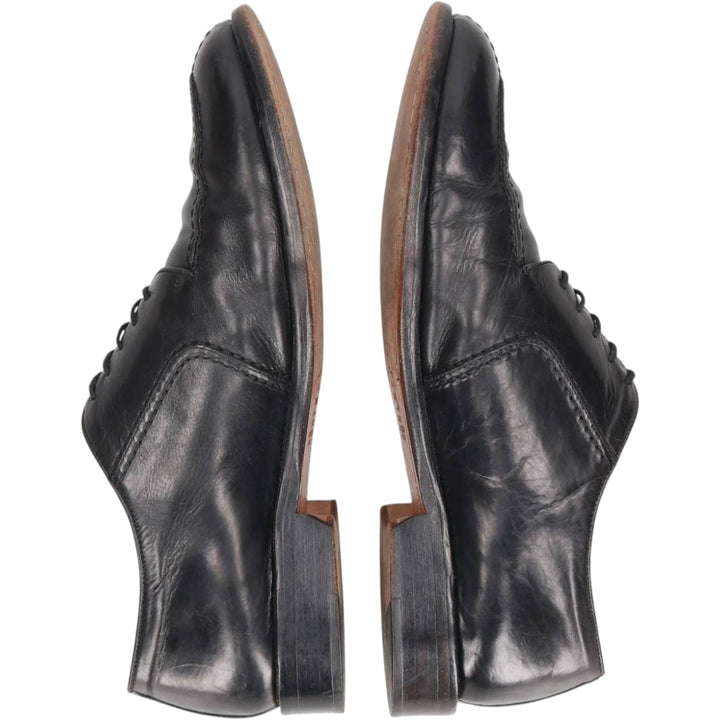 Vito Rufolo U-tip shoes, made in Italy, size 9 Men's 27.0cm genuine leather black type Vintage Second Hand