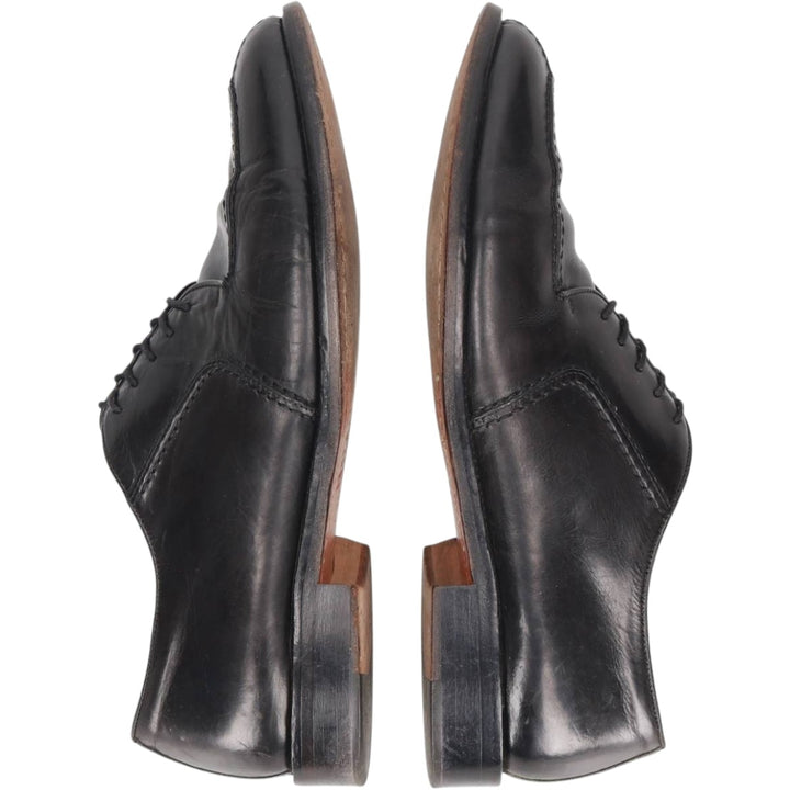 Vito Rufolo U-tip shoes, made in Italy, size 9 Men's 27.0cm genuine leather black type Vintage Second Hand