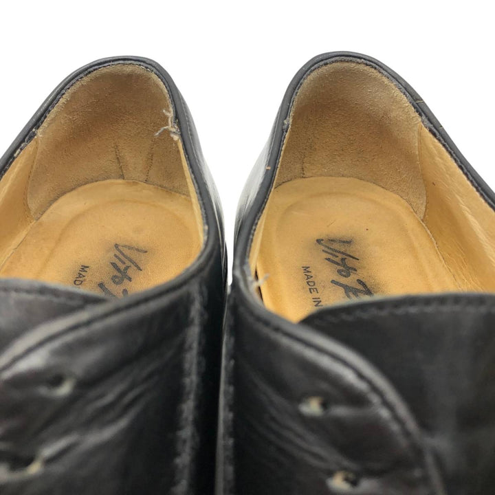 Vito Rufolo U-tip shoes, made in Italy, size 9 Men's 27.0cm genuine leather black type Vintage Second Hand