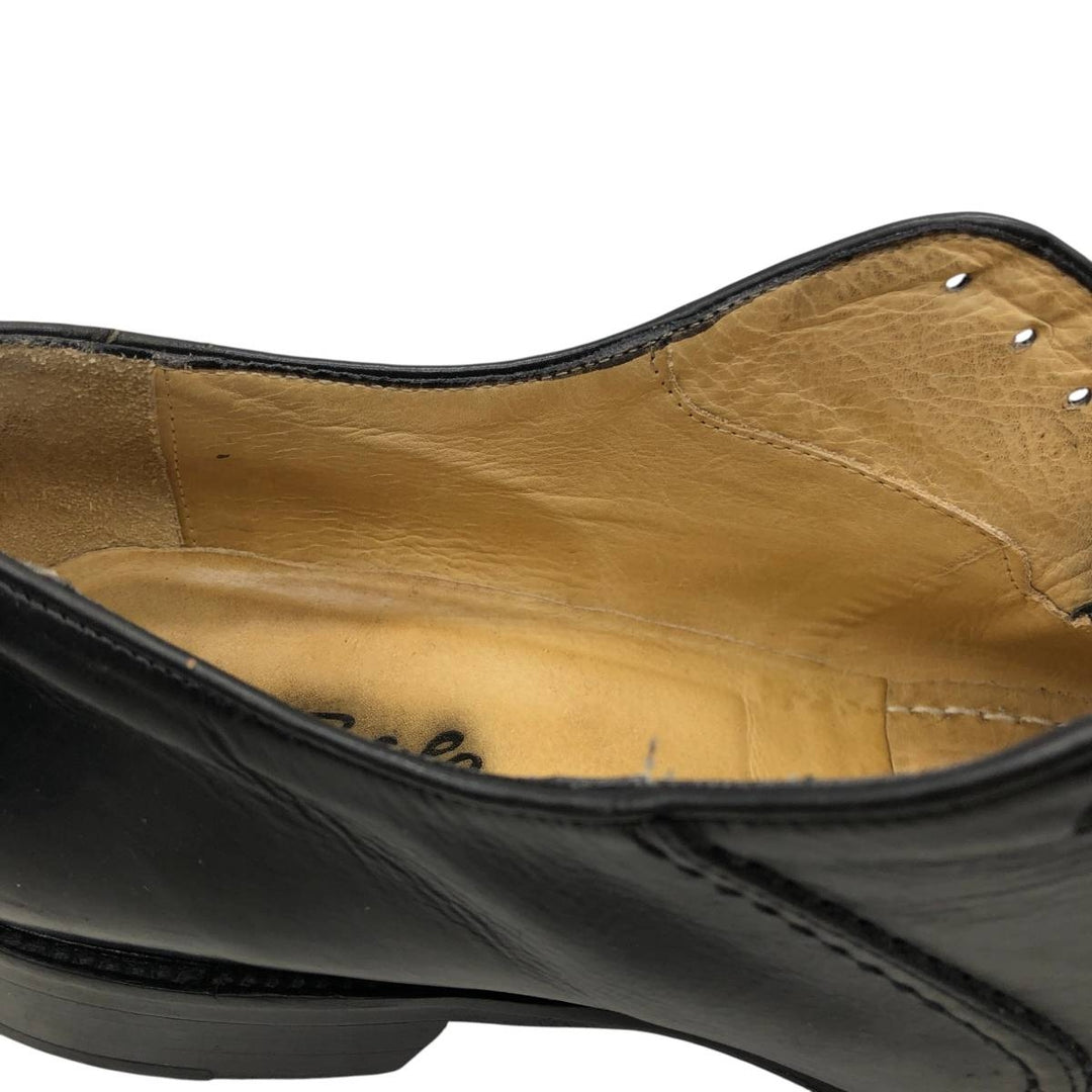 Vito Rufolo U-tip shoes, made in Italy, size 9 Men's 27.0cm genuine leather black type Vintage Second Hand