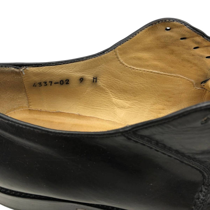 Vito Rufolo U-tip shoes, made in Italy, size 9 Men's 27.0cm genuine leather black type Vintage Second Hand