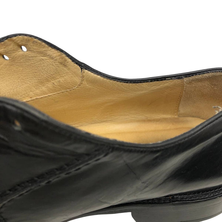 Vito Rufolo U-tip shoes, made in Italy, size 9 Men's 27.0cm genuine leather black type Vintage Second Hand