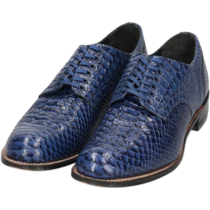 Stacy Adams plain toe shoes Men's 27.0cm genuine leather blue type Vintage Second Hand