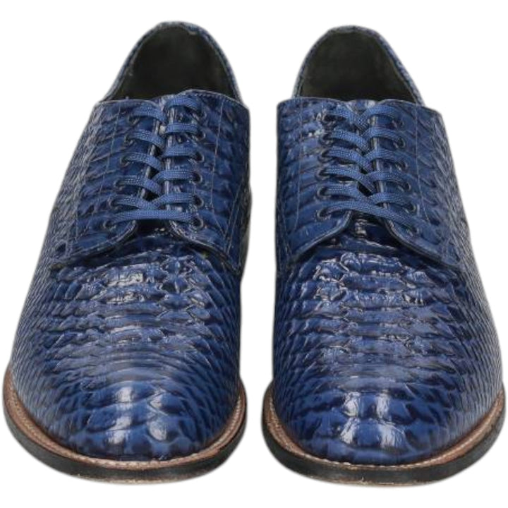 Stacy Adams plain toe shoes Men's 27.0cm genuine leather blue type Vintage Second Hand