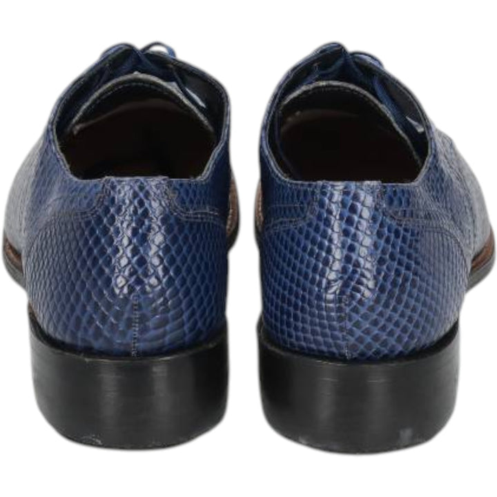 Stacy Adams plain toe shoes Men's 27.0cm genuine leather blue type Vintage Second Hand