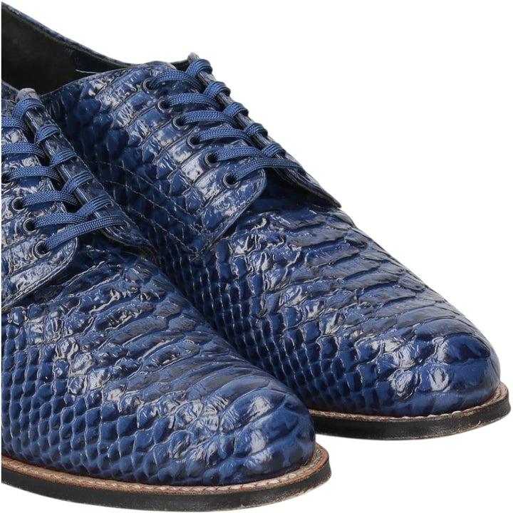 Stacy Adams plain toe shoes Men's 27.0cm genuine leather blue type Vintage Second Hand