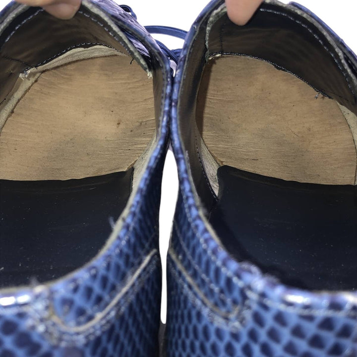 Stacy Adams plain toe shoes Men's 27.0cm genuine leather blue type Vintage Second Hand