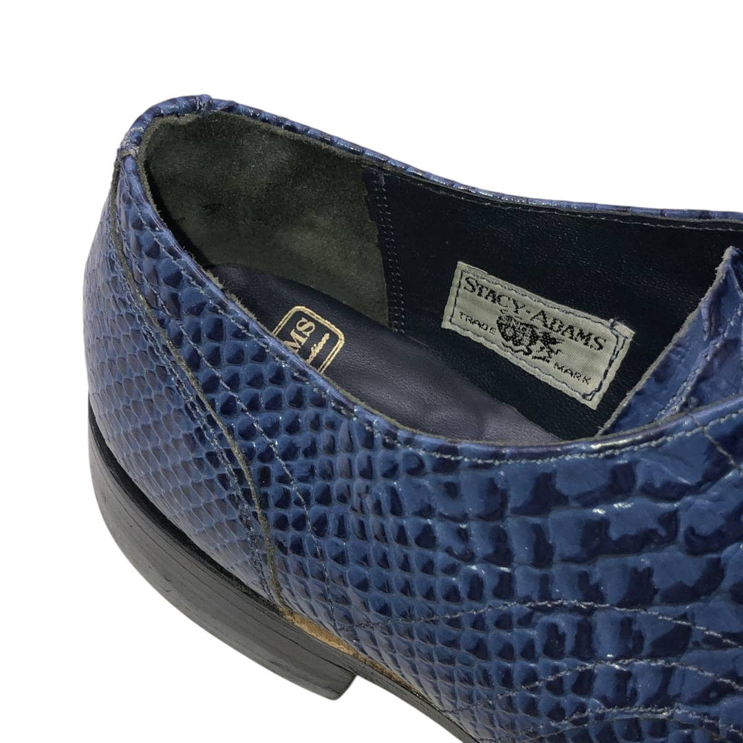 Stacy Adams plain toe shoes Men's 27.0cm genuine leather blue type Vintage Second Hand
