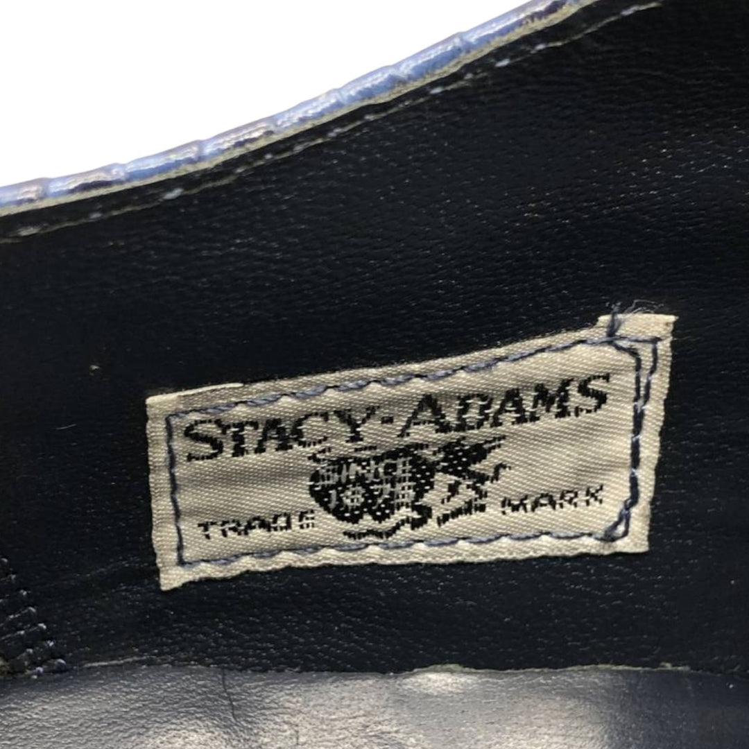 Stacy Adams plain toe shoes Men's 27.0cm genuine leather blue type Vintage Second Hand