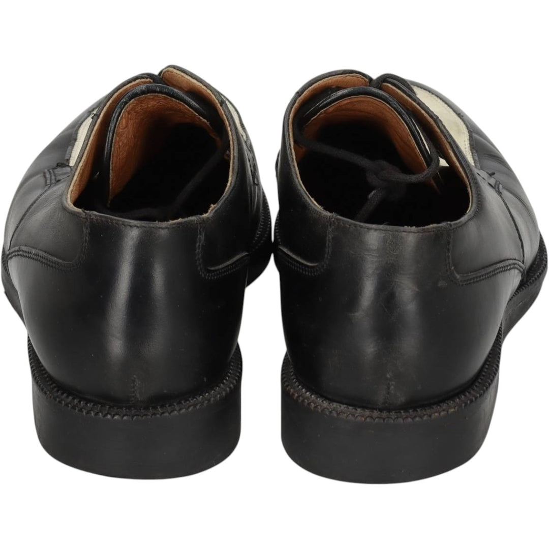 Johnston & Murphy Passport Two-Tone U-Tip Shoes, Made in Italy, Size 9 M Men's 27.0cm genuine leather black type Vintage Second Hand