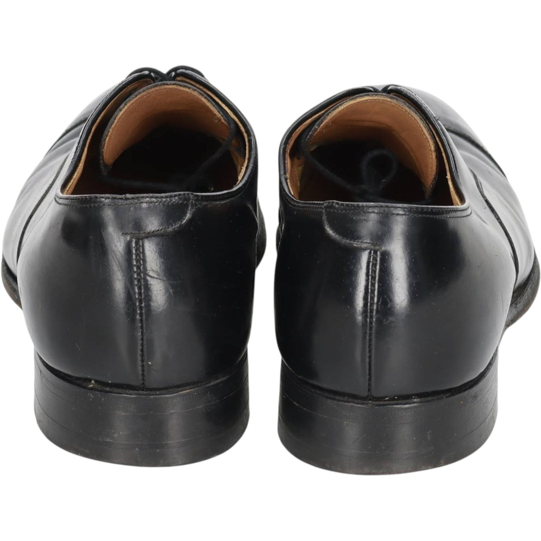 Johnston and Murphy OPTIMA Straight Tip Shoes, Made in USA, Size 10D Men's 28.0cm unclear black type Vintage Second Hand