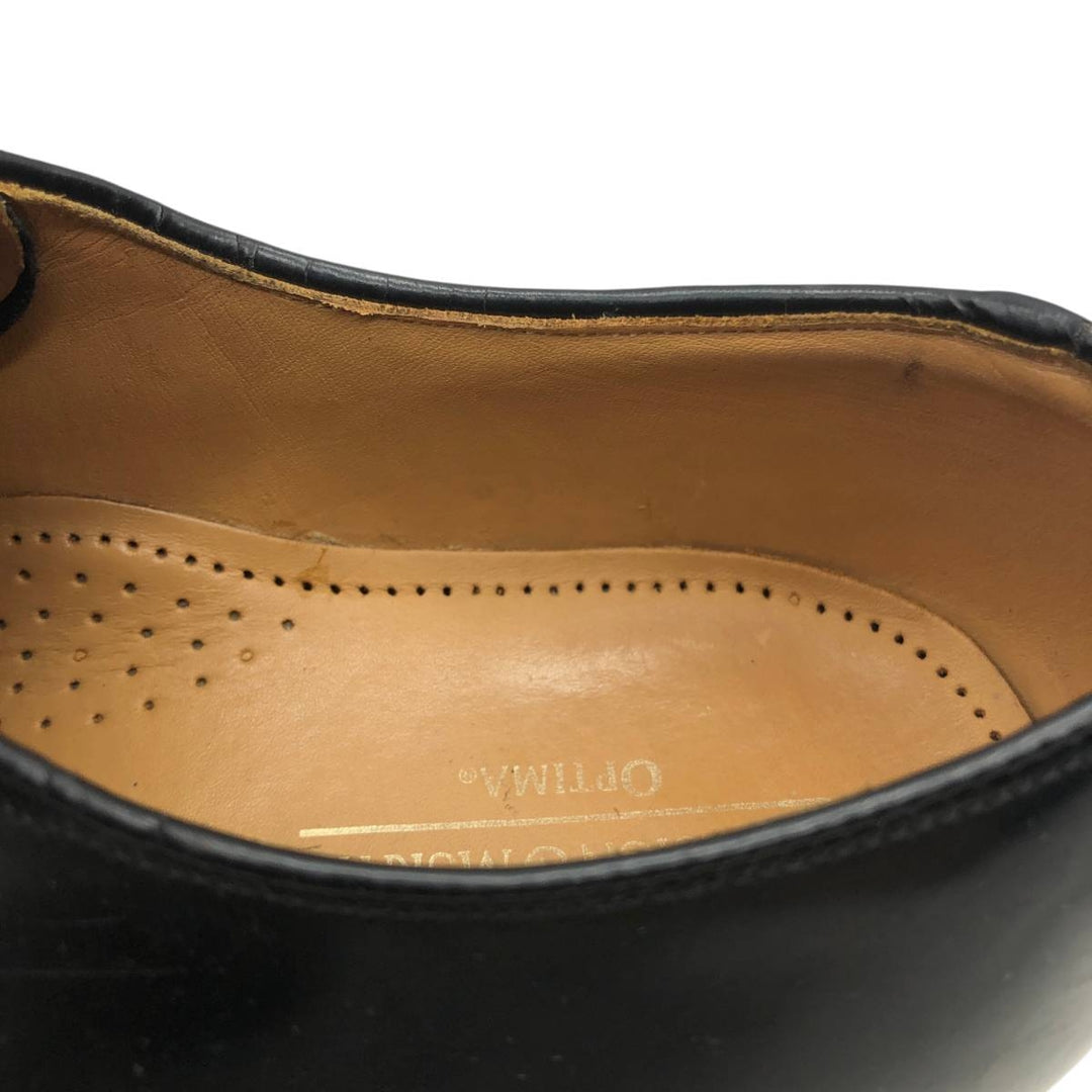 Johnston and Murphy OPTIMA Straight Tip Shoes, Made in USA, Size 10D Men's 28.0cm unclear black type Vintage Second Hand