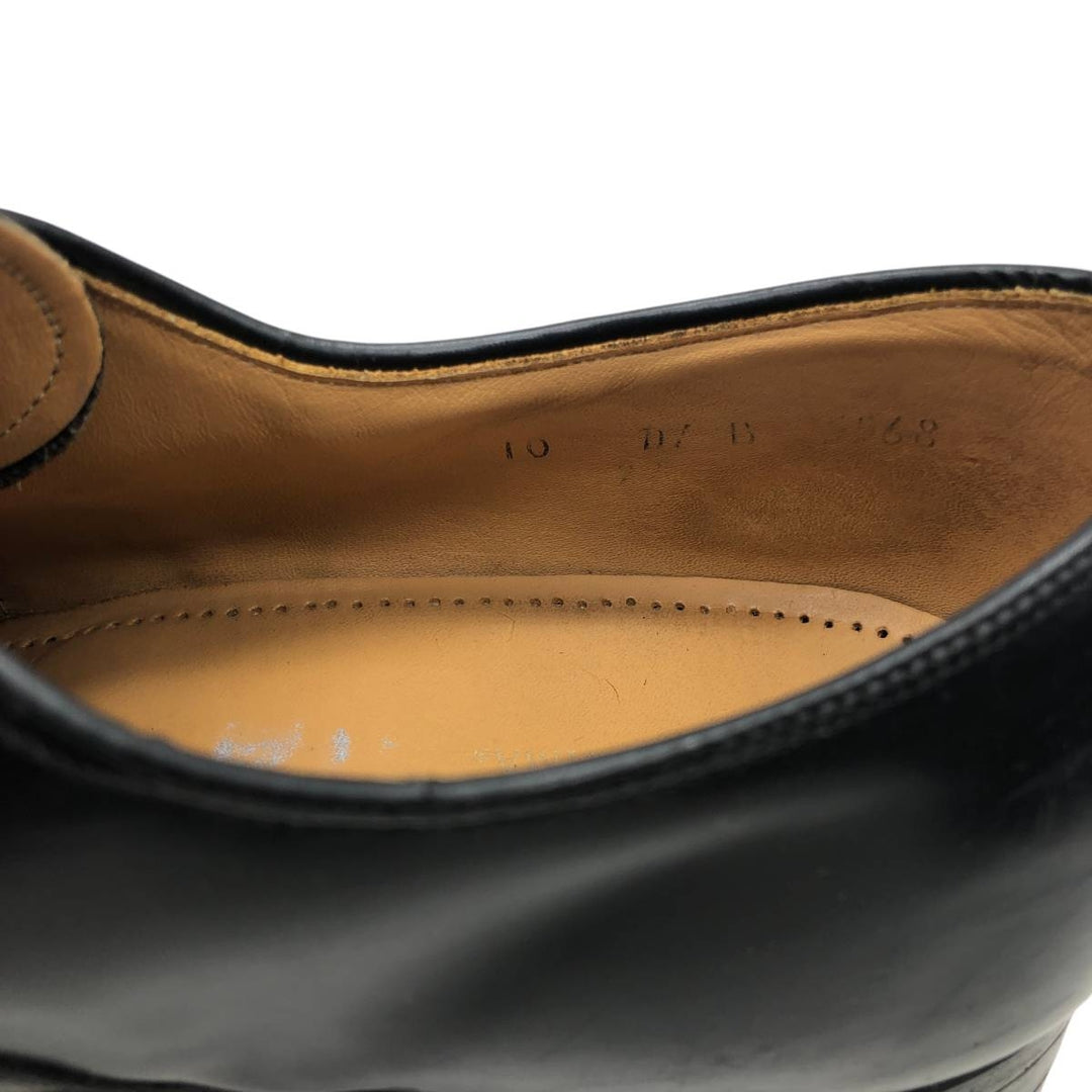 Johnston and Murphy OPTIMA Straight Tip Shoes, Made in USA, Size 10D Men's 28.0cm unclear black type Vintage Second Hand