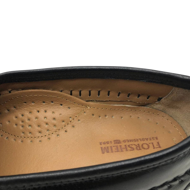 Florsheim tassel loafers, size 9D Men's 27.0cm genuine leather black type Vintage Second Hand