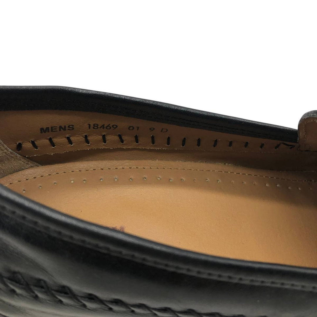 Florsheim tassel loafers, size 9D Men's 27.0cm genuine leather black type Vintage Second Hand