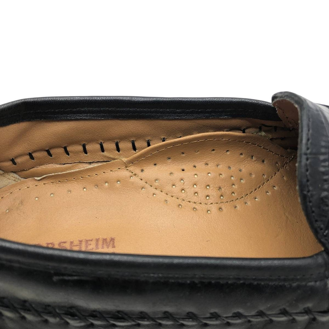 Florsheim tassel loafers, size 9D Men's 27.0cm genuine leather black type Vintage Second Hand