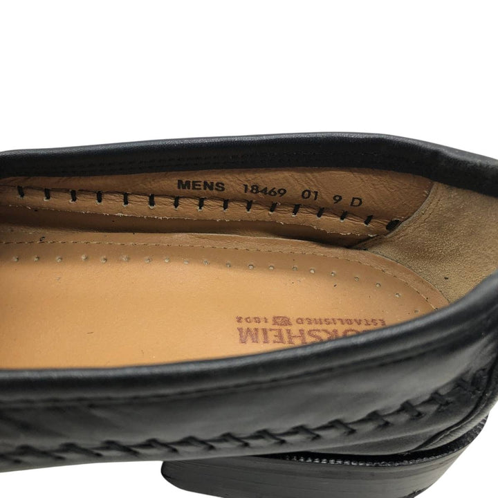 Florsheim tassel loafers, size 9D Men's 27.0cm genuine leather black type Vintage Second Hand