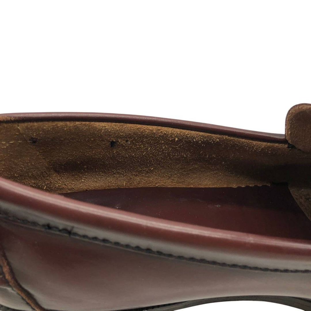 Florsheim Coin Loafers 9D Men's 27.0cm unclear red type reddish brown Vintage Second Hand